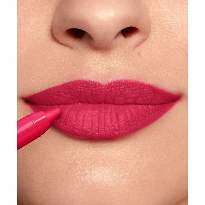 Bourjois VELVET THE PENCIL - Lápiz Labial Mate Larga Duración Vegano 1.8 gr, Color #06-framboise griffée