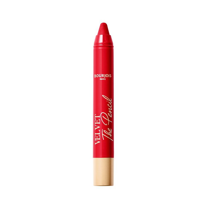 Bourjois Velvet The Pencil Lápiz Labial Mate #07-rouge es carmin 1.8gr Acabado Aterciopelado Vegano Resistente al Agua Bourjois Velvet The Pencil Lápiz Labial Mate #07-rouge es carmin 1.8gr Acabado Aterciopelado Vegano Resistente al Agua