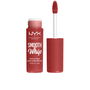 NYX PROFESSIONAL MAKE UP SMOOTH WHIPE matte lip cream #parfait, Labial Líquido Mate, Color Marrón, 4 ml