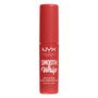 NYX PROFESSIONAL MAKE UP SMOOTH WHIPE matte lip cream #parfait, Labial Líquido Mate, Color Marrón, 4 ml