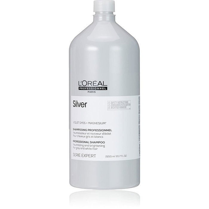 L'Oreal Professionnel Serie Expert Silver Champú Neutralizante e Iluminador 1500 ml L'Oreal Professionnel Serie Expert Silver Champú Neutralizante e Iluminador 1500 ml