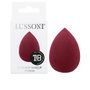 Lussoni - Esponja de Maquillaje RAINDROP, Color Borgoña (Burgundy), 1 unidad - Para base líquida y correctores, acabado suave y uniforme, material sin látex