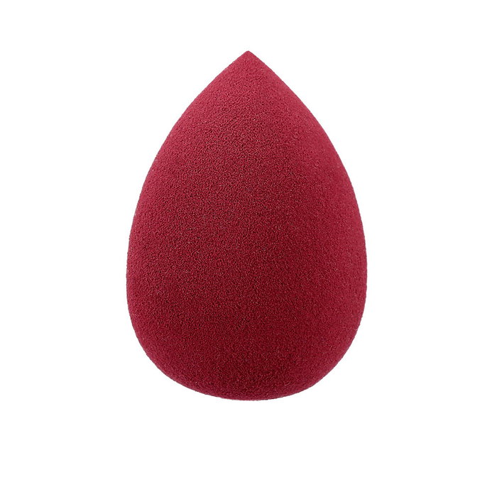 Lussoni - Esponja de Maquillaje RAINDROP, Color Borgoña (Burgundy), 1 unidad - Para base líquida y correctores, acabado suave y uniforme, material sin látex Lussoni - Esponja de Maquillaje RAINDROP, Color Borgoña (Burgundy), 1 unidad - Para base líquida y correctores, acabado suave y uniforme, material sin látex
