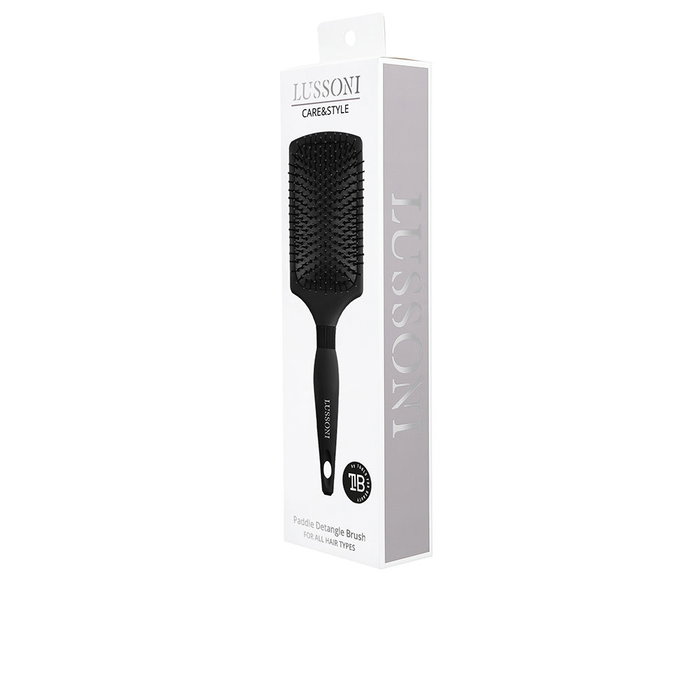 Lussoni Cepillo Desenredante para el Pelo de Pala #Paddle, con Púas de Nailon Antiestáticas, 1 Unidad