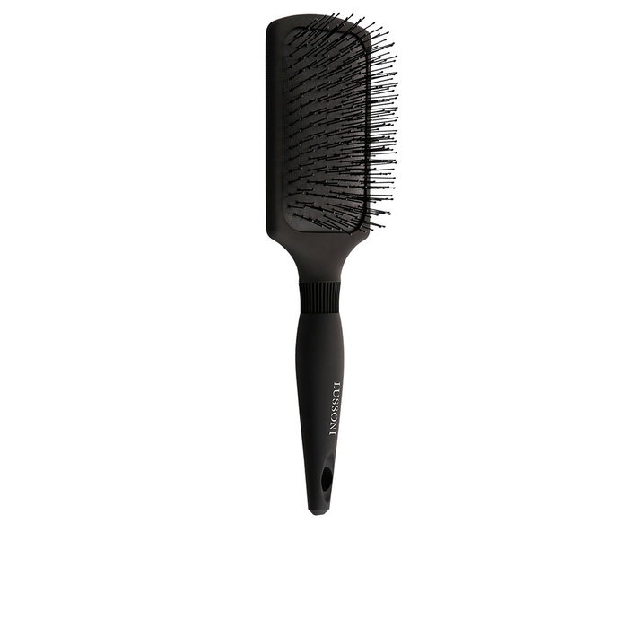 LUSSONI Cepillo Desenredante de Pala #Paddle para Cabello Fino y Delicado con Almohadilla Neumática y Púas de Nailon Anti-Encrespamiento