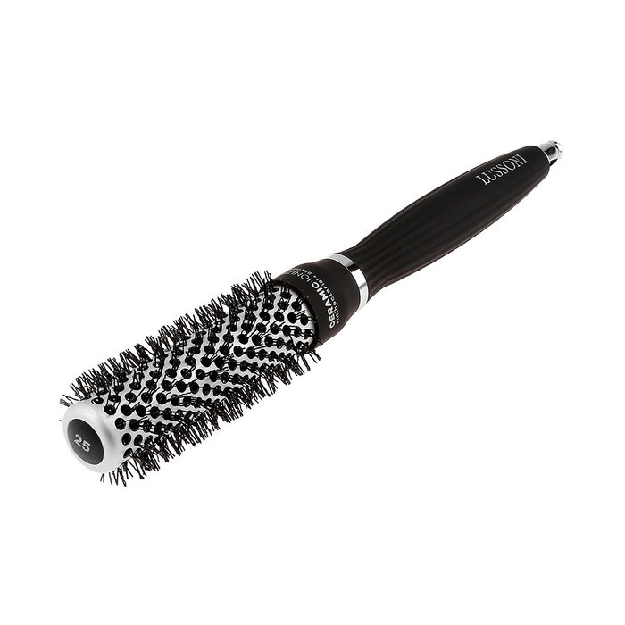 Lussoni Hot Volume Cepillo Redondo de Cerámica Iónico 25 mm para Volumen y Anti-Encrespamiento, 1 Unidad