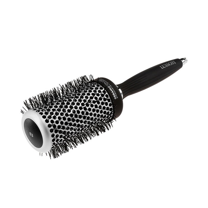 Lussoni HOT VOLUME Cepillo Redondo de Cerámica y Tecnología Iónica para el Pelo - #53 mm, 1 Unidad