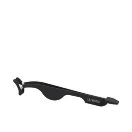 Lussoni Aplicador de Pestañas 1 Unidad, Herramienta de Maquillaje en Acero Inoxidable con Empuñadura de Goma para Fijación Precisa de Pestañas Postizas, Longitud 11.7 cm
