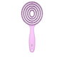 Ilü Cepillo Desenredador Lollipop | Cepillo para el Pelo Flexible de Masaje Suave, Vegano - Purple