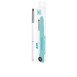 Ilü Brocha Eye Pencil #429 para sombras en crema y prensadas, cerdas taklon veganas, mango madera
