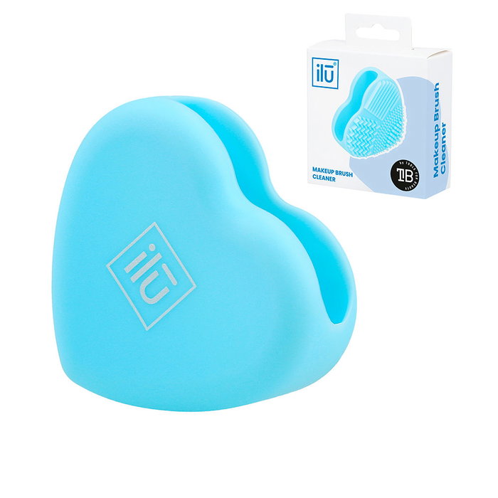 Ilü BRUSH CLEANER #blue - Limpiador de Brochas de Maquillaje con Superficie de Silicona Multitexturizada para Cara, Ojos y Labios Ilü BRUSH CLEANER #blue - Limpiador de Brochas de Maquillaje con Superficie de Silicona Multitexturizada para Cara, Ojos y Labios