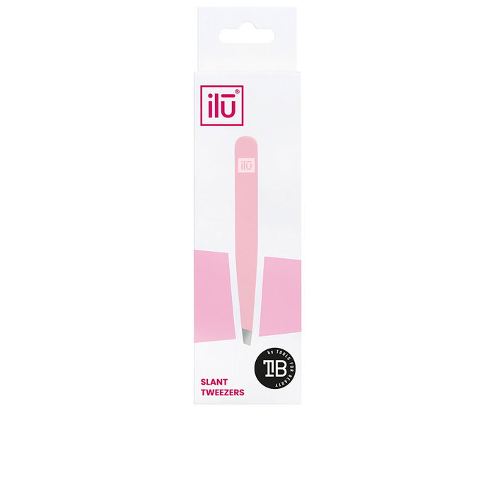 Ilū Pinzas de depilar SLANT Rosa
