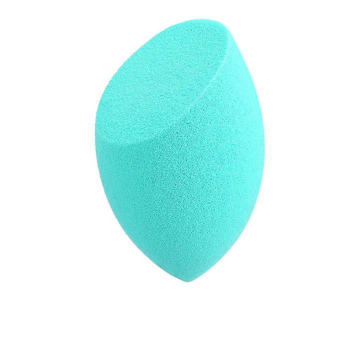 ILŪ Esponja de Maquillaje OLIVE CUT Turquesa - Cobertura Perfecta, Sin Látex, No Absorbe Base