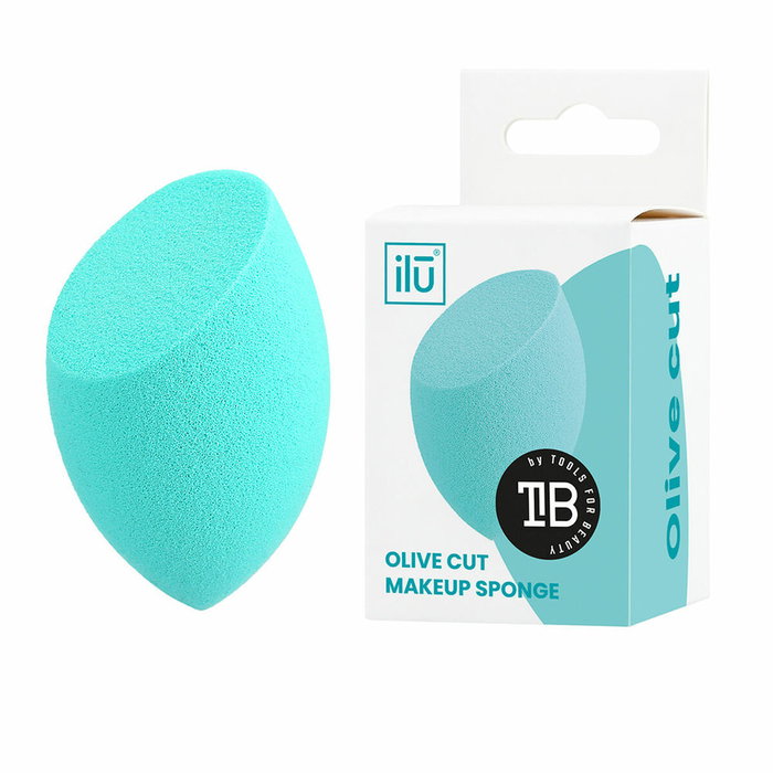 Ilū Esponja de Maquillaje Olive Cut Turquoise