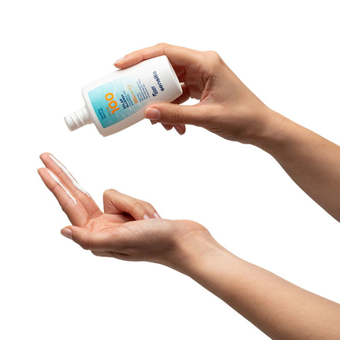 Sensilis FLUID 100 SOLAR ALLERGY Protector Solar Ultrafluido Acoso SPF50+ 40 ml