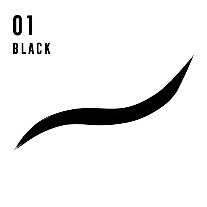 MAX FACTOR MASTERPIECE mate liquid eyeliner #01-Black 1.7 ml - Eyeliner líquido mate de larga duración, waterproof y vegano