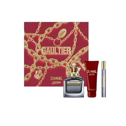 Jean Paul Gaultier Scandal Pour Homme Gift Set 100ml + 10ml + 75ml Gel de Ducha Jean Paul Gaultier Scandal Pour Homme Gift Set 100ml + 10ml + 75ml Gel de Ducha
