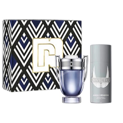 Paco Rabanne Invictus Set de Regalo 3 Piezas con EDT 100ml, Desodorante 150ml y EDT 10ml Paco Rabanne Invictus Set de Regalo 3 Piezas con EDT 100ml, Desodorante 150ml y EDT 10ml