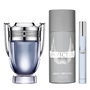 Paco Rabanne Invictus Set de Regalo 3 Piezas con EDT 100ml, Desodorante 150ml y EDT 10ml