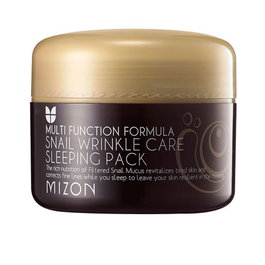 Mizon Snail Wrinkle Care Sleeping Mask - Mascarilla Facial Nocturna con Mucina de Caracol 50% para Arrugas y Regeneración - 80 ml
