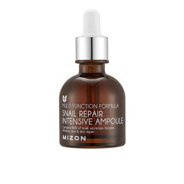 MIZON SNAIL REPAIR Intensive Ampoule Sérum Facial 30 ml - Con 80% Mucina de Caracol y Ácido Hialurónico - Tratamiento Antiarrugas e Hidratante para Todo Tipo de Pieles