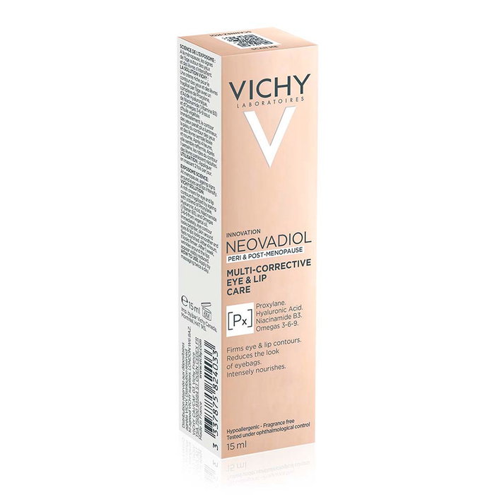 Vichy NEOVADIOL Peri & Post Menopausia Tratamiento Multicorrector Ojos y Labios Nutritivo 15 ml