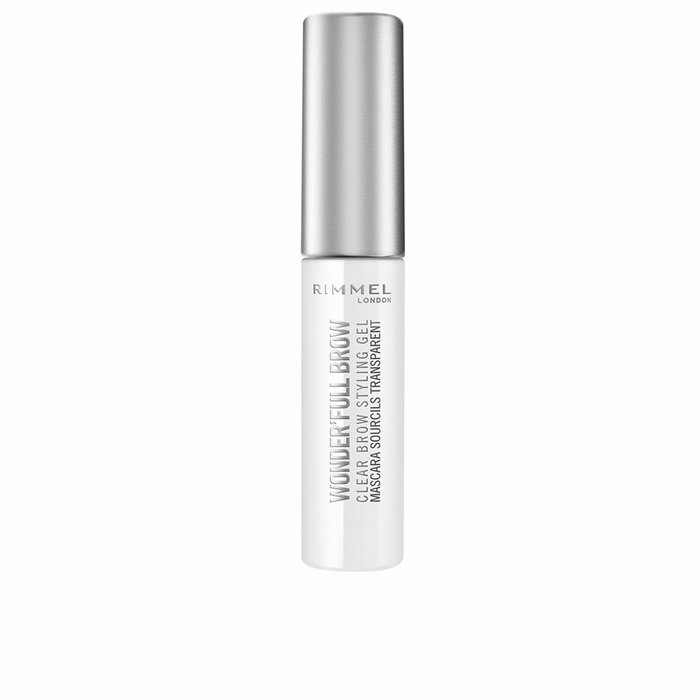 Rimmel London Wonder'Full Clear Brow Styling Gel Fijador de Cejas con Aceite de Argán - Gel Fijador y Acondicionador Transparente 4.5 ml Rimmel London Wonder'Full Clear Brow Styling Gel Fijador de Cejas con Aceite de Argán - Gel Fijador y Acondicionador Transparente 4.5 ml