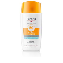 Eucerin Sun Face Hydro Protect SPF50+ Protector Solar Facial Fluido Ultra-ligero con Hidratación, 50 ml