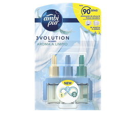 Ambi Pur 3VOLUTION #limpio Recambio Ambientador Eléctrico Elimina Olores 20 ml