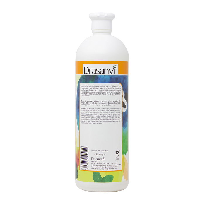 DRASANVI Champú Biotina y Aloe vera para Cabello Seco 1 L