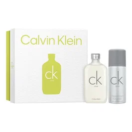 Calvin Klein CK ONE Set de Regalo con Eau de Toilette 100 ml y Desodorante 150 ml