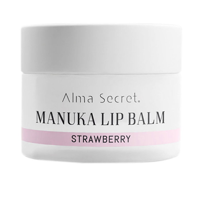 Alma Secret Bálsamo Labial Manuka con Ácido Hialurónico - Fresa, Efecto Plump Natural, Ultra Reparador e Hidratante, 10 ml Alma Secret Bálsamo Labial Manuka con Ácido Hialurónico - Fresa, Efecto Plump Natural, Ultra Reparador e Hidratante, 10 ml