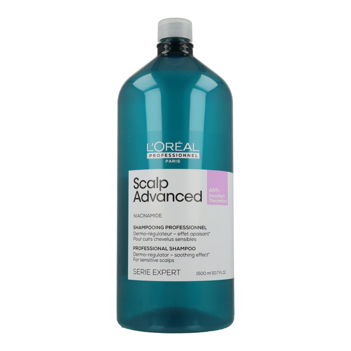 L'Oréal Professionnel Paris Scalp Advanced Shampoo para Cuero Cabelludo Sensible 1500 ml