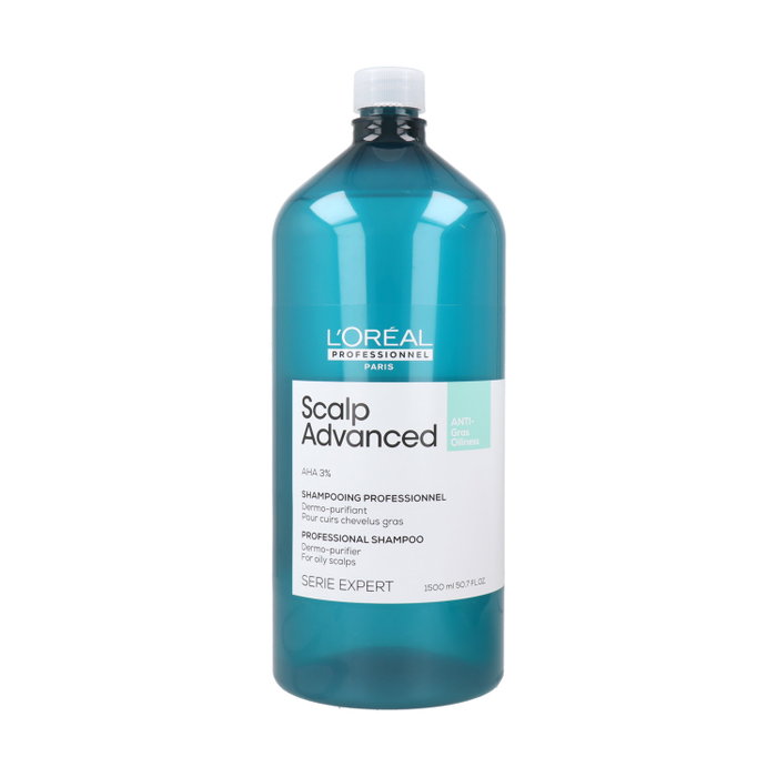 L'Oréal Professionnel Paris Scalp Advanced Shampoo para Cuero Cabelludo Graso 1500 ml