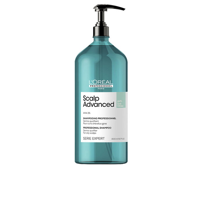 L'Oréal Professionnel Paris Scalp Advanced Shampoo para Cuero Cabelludo Graso 1500 ml
