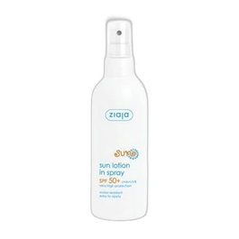 Ziaja Protector Solar Corporal en Spray SPF 50 - 170 ml - Protección Alta, Vegano, Hidratante y Waterproof para Todo Tipo de Pieles