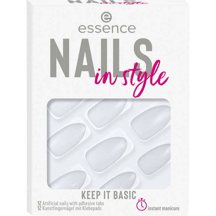 Essence Nails in Style Uñas Artificiales 15-keep it basic