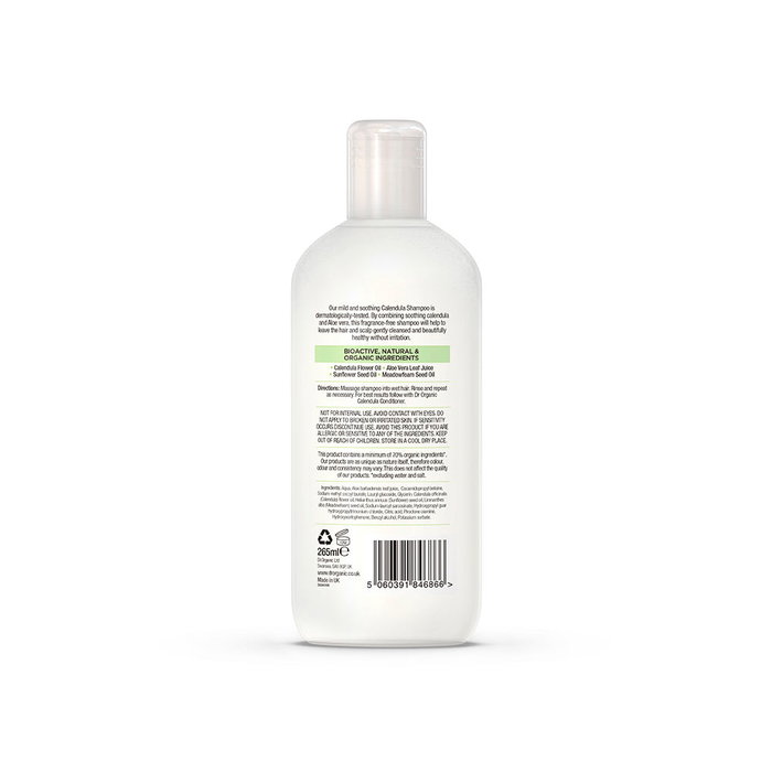 DR. ORGANIC Champú de Caléndula para Cuero Cabelludo Sensible 265ml