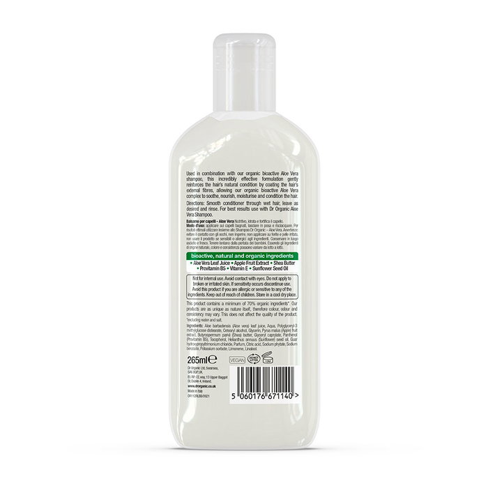 Dr. Organic Acondicionador Aloe Vera Orgánico 265ml
