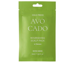 Rated Green COLD PRESS AVOCADO nourishing scalp 50 ml Crema Hidratante Nutritiva Cuero Cabelludo