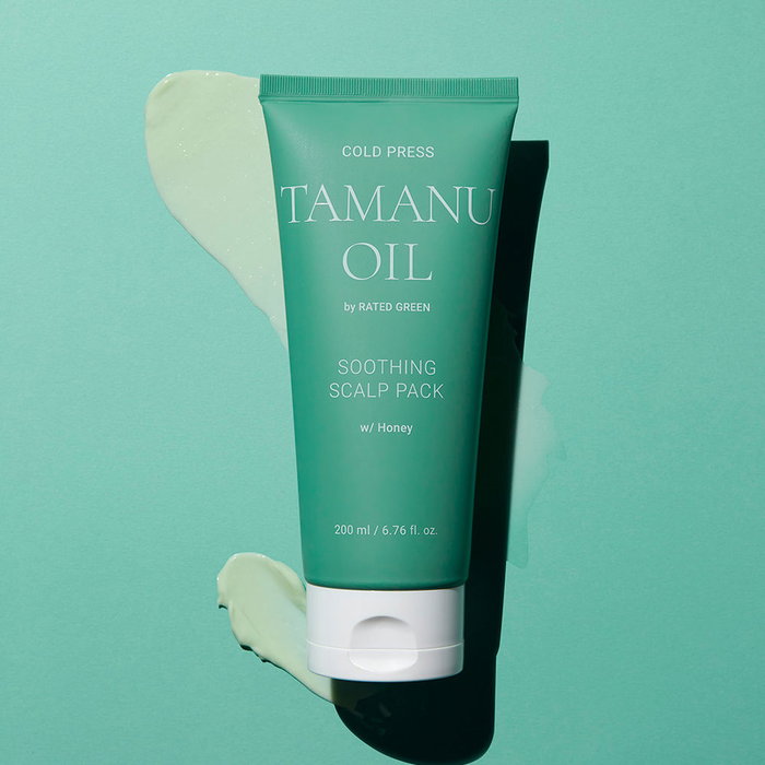 Rated Green Champú Hidratante Cold Press Tamanu Oil Shooting Scalp para Cuero Cabelludo - 200 ml