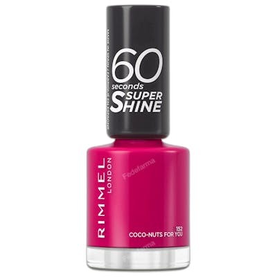 Rimmel London 60 SECONDS SUPER SHINE 152-coco-nuts for you 8 ml Rimmel London 60 SECONDS SUPER SHINE 152-coco-nuts for you 8 ml