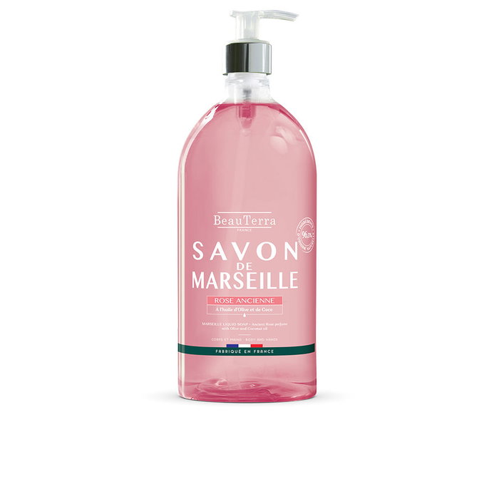 Beauterra Marseille Jabón Rosa Antigua Gel de Baño 1000 ml Beauterra Marseille Jabón Rosa Antigua Gel de Baño 1000 ml
