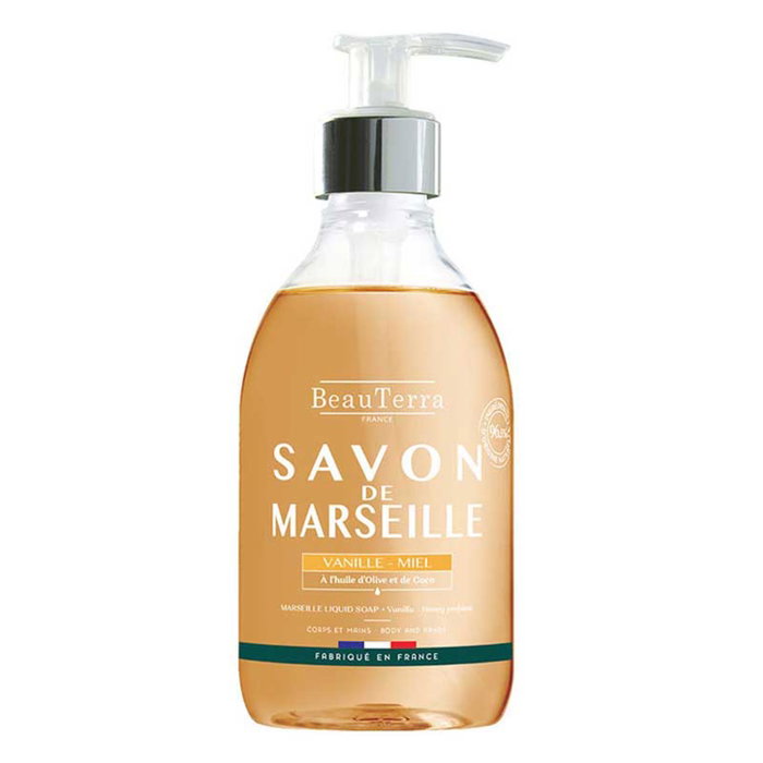 Beauterra Jabón de Marseille Vainilla y Miel 300 ml