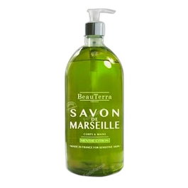 BEAUTERRA Jabón de Marsella Menta-Limón 1 L