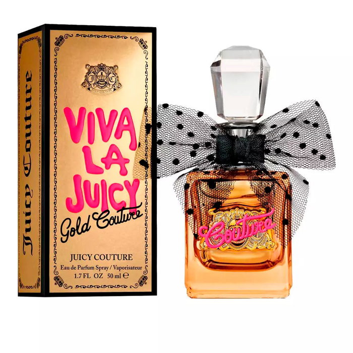 Juicy Couture Gold Couture Eau de Parfum Vaporizador para Mujer 50 ml - Fragancia Floral Frutal Gourmand Juicy Couture Gold Couture Eau de Parfum Vaporizador para Mujer 50 ml - Fragancia Floral Frutal Gourmand