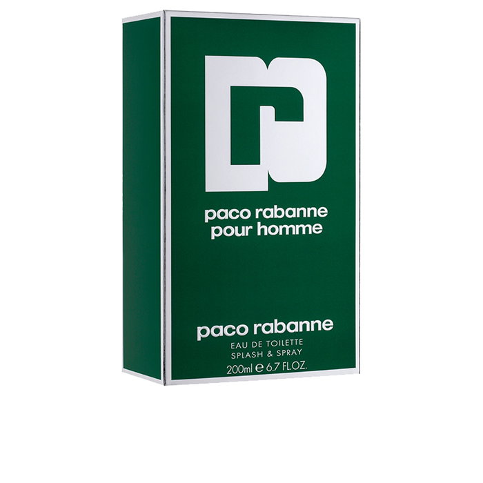 Paco Rabanne Pour Homme Eau de Toilette Vaporizador para Hombre 200 ml - Fragancia Clásica Masculina Fougère desde 1973