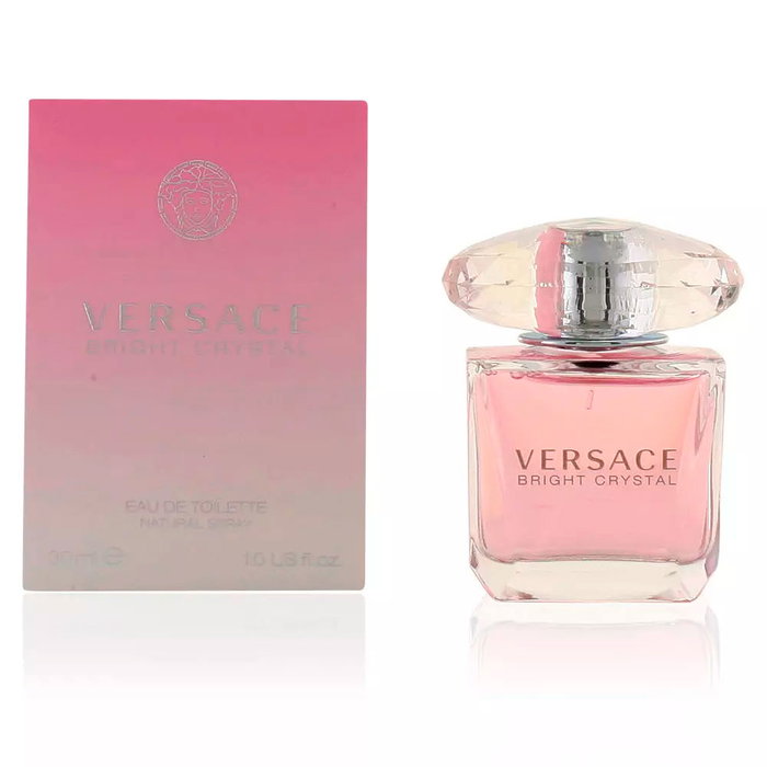 Versace Bright Crystal Eau de Toilette Vaporizador 30 ml para Mujer - Fragancia Floral y Frutal