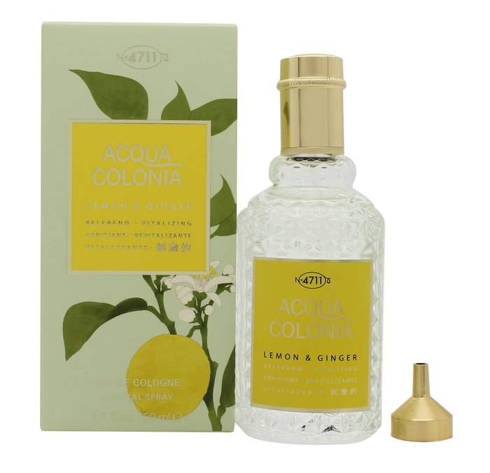 Mäurer & Wirtz 4711 Acqua Colonia Lemon & Ginger Eau de Cologne 50ml Vaporizador