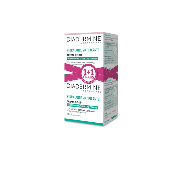 Diadermine Pack 2x1 Crema de Día Hidratante Matificante 50 ml Diadermine Pack 2x1 Crema de Día Hidratante Matificante 50 ml